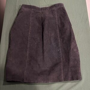 Black Corduroy Skirt